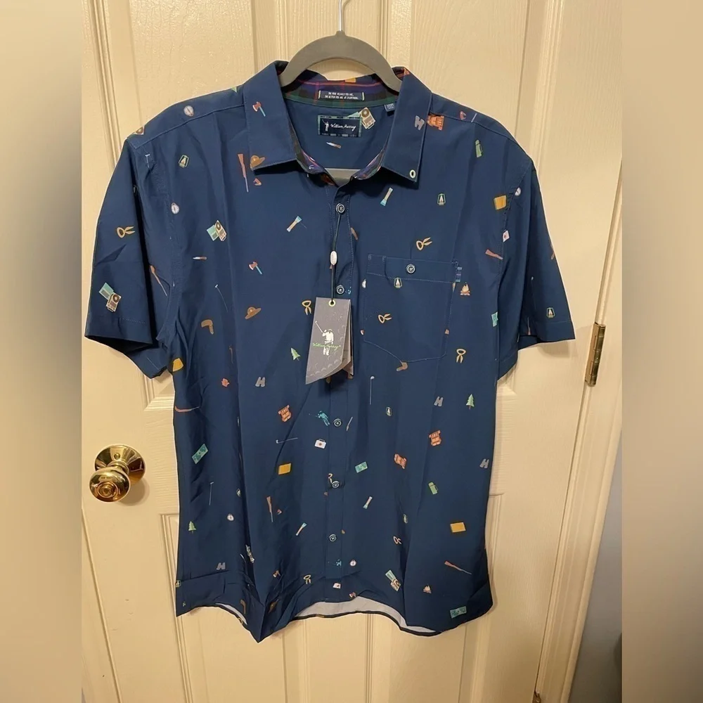 New William Murray Golf Caddy Shack Shirt Large - Picture 1 of 10